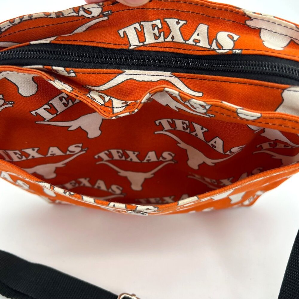 University of Texas Longhorns UT Orange Crossbody Bag Purse By Broad Bay - Picture 7 of 15